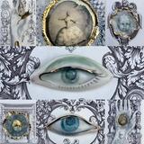 lovers Eye Brooches and small sculptures