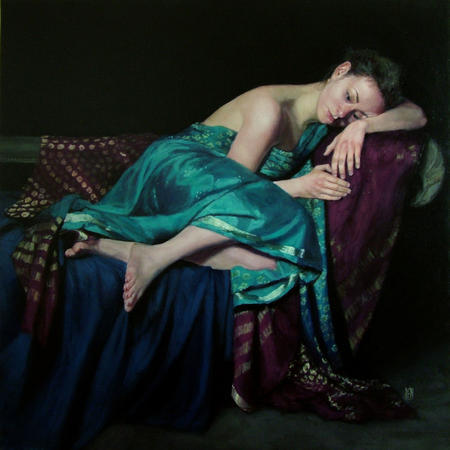 Nocturne (Turquoise and Gold)