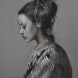 detail of Study for Studying Raphael