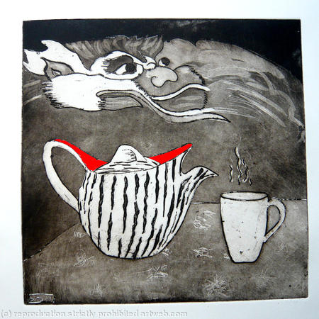 zambeezi teapot and monster