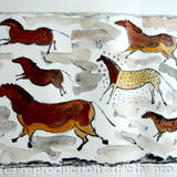 neolithic horses and colour