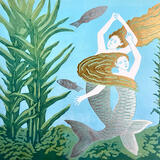 Dancing with Fish limited edition print