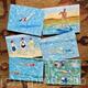 6 Greeting cards - swimming…
