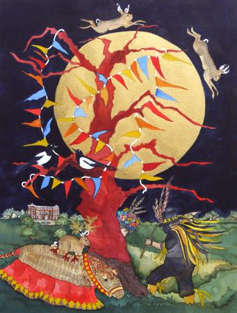 then folk did leap to see the tree joyfully dressed,