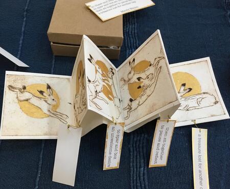 the dancing hare-artist book