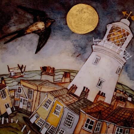  with golden moon the visitor returns, Southwold