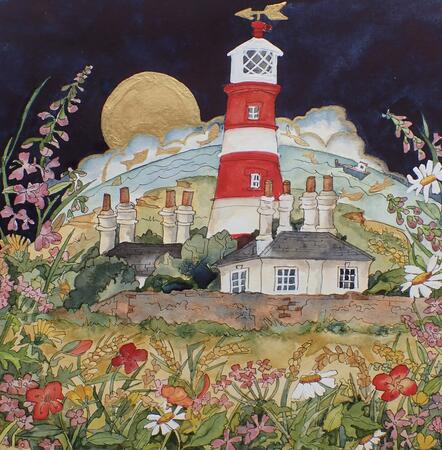  fishes dance with a Mid-Summer moon, Happisburgh