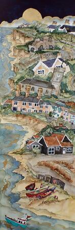 the fishes danced past old hut and crumbling church where old stories remain, Dunwich