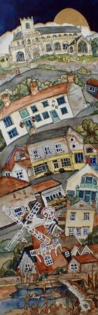 dawdling past reedbed and old flint, Cley next the sea