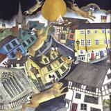 PRINT that first day of Spring the hares would come to leap and run by timbers old,Elm Hill.Norwich