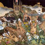  they gathered by cup and daisy to celebrate the Mid-Summer moon, Long Melford