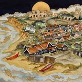   wander past old fisher hut to crumbling stone, a clifftop path will bring you home, Dunwich