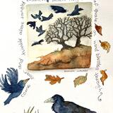  come soar and tumble above tangled branch