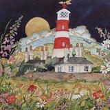   fishes dance with a Mid Summer moon, Happisburgh