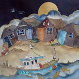 waiting for the day to begin,Southwold