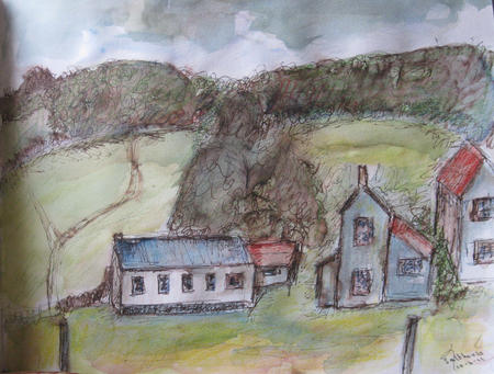 Salthouse In The Rain