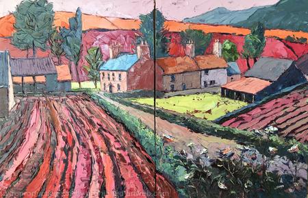 Bodnithoedd Farm (diptych), Llyn Peninsula