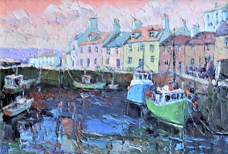 Pittenweem in the Pink, The Kingdom of Fife, Scotland