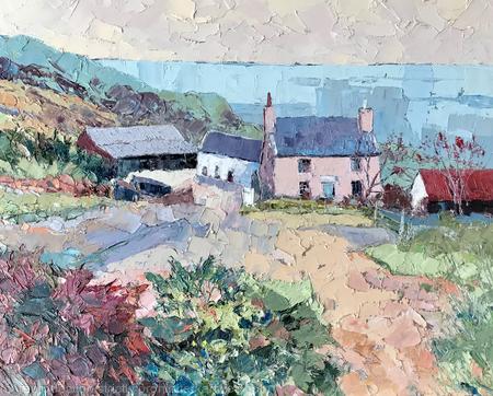 Pink Farm, Great Orme, Gwynedd, North Wales