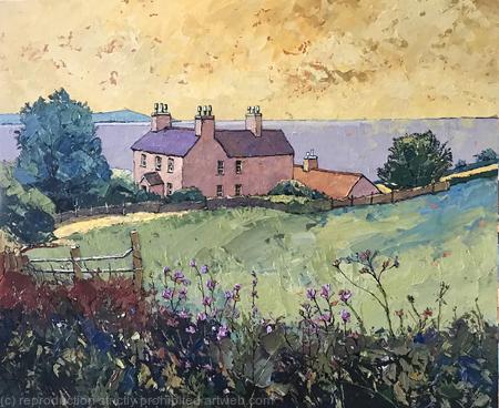 Across Church Bay to Holyhead Mountain, Anglesey