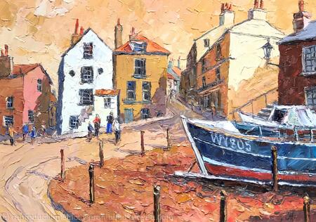 Robin Hood's Bay from the slipway