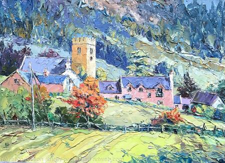 Bodfari Village, Denbighshire