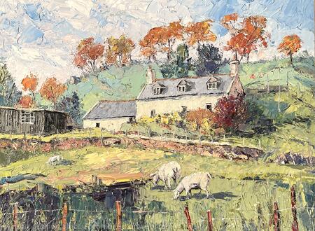 Old Cottage by Borth y Gest, Llyn Peninsula