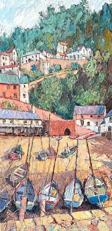 Perched on the Edge, Clovelly, N.Devon