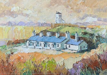Lifhthouse & Pilots' Cottages, Llanddwyn, Anglesey