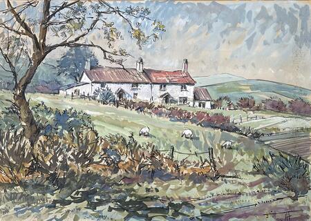 Cottages on Holywell Common, Flintshire