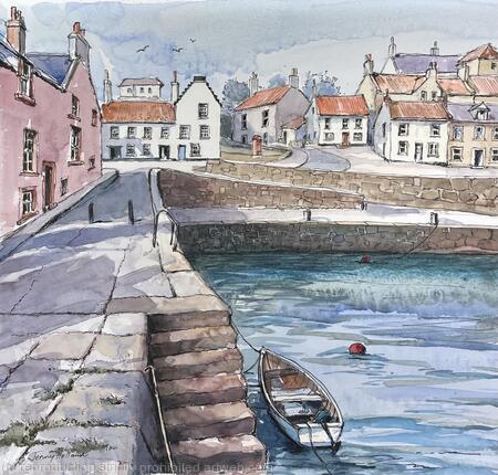 Celladyke Harbour, Fife, Scotland