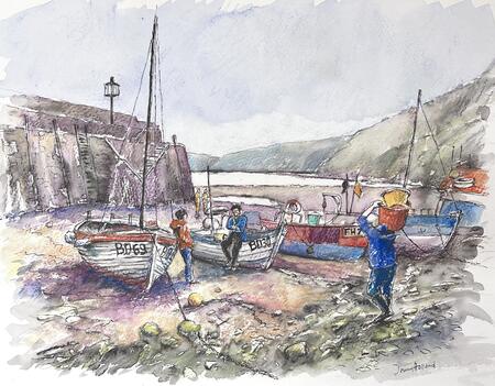 Clovelly Harbour, North Devon