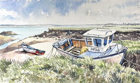 A Creek at Baghillt, Flintshire