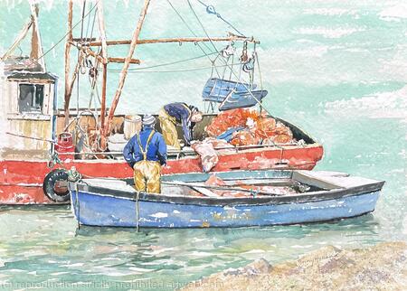 Fishing on the River Dee, Flintshire