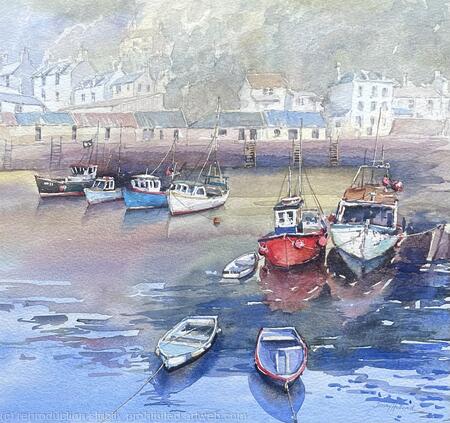 Polperro Harbour, Cornwall