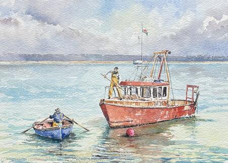 Transferring the Catch, River Dee, Flintshire