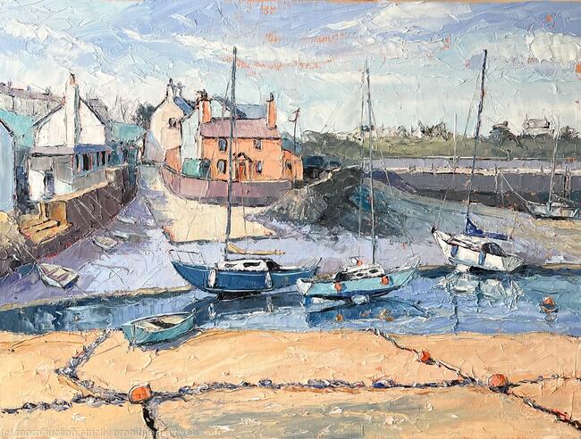 Retreating Tide, Cemaes Bay Harbour