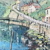 Looking up Cowbar Bank, Staithes, N. E. Yorkshire