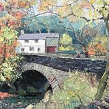 An Autumn Day at Elterwater Bridge, Langdale Valley, Cumbria