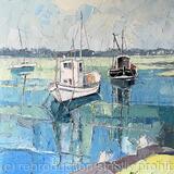 Three Boats at Red Wharf Bay,  Anglesey