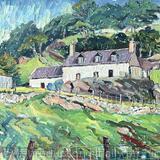 Old Farm Cottage, by Borth y Gest