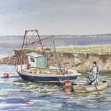 Preparing To Fish, Bagillt, Flintshire