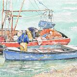 Fishing on the River Dee, Flintshire