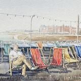 Deckchairs on Blackpool Pier