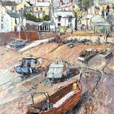 Cemaes Bay Harbour at Low Tide