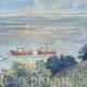 Two fishing boats on the River Dee, Flintshire