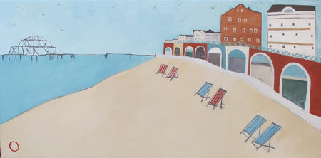 Deckchairs in the morning