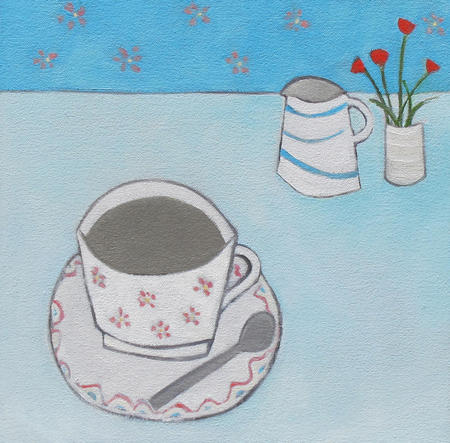 Tea and Flowers