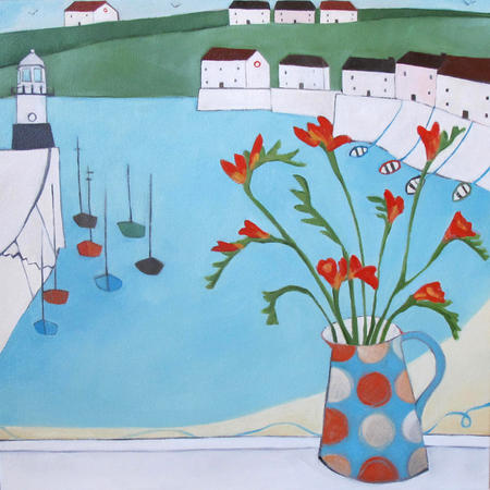 Freesias on my Windowsill, St Ives