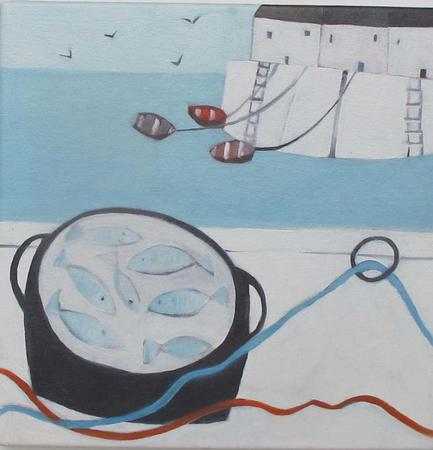 Fish on the Harboiurside